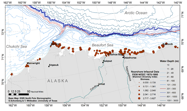 wet weight Shannon index map